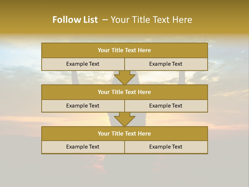 Sea Action Person PowerPoint Template
