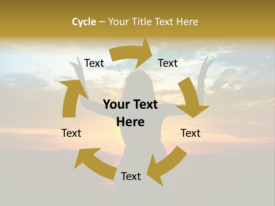 Sea Action Person PowerPoint Template