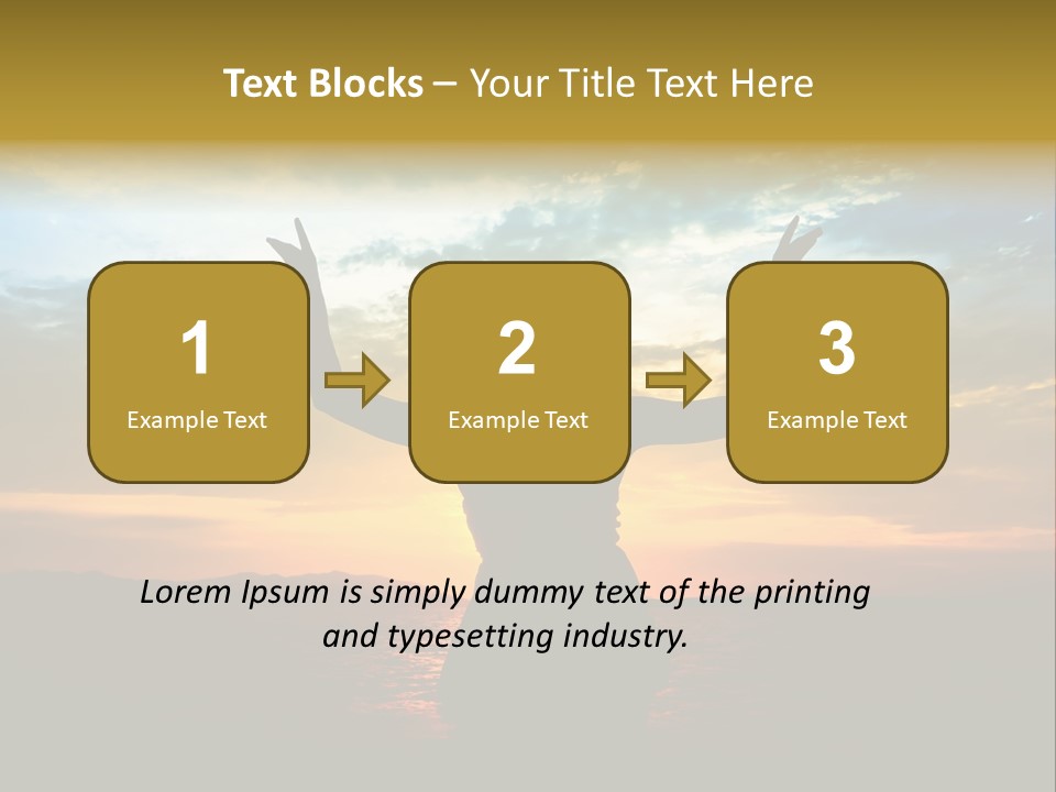 Sea Action Person PowerPoint Template