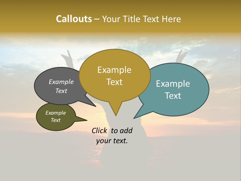 Sea Action Person PowerPoint Template