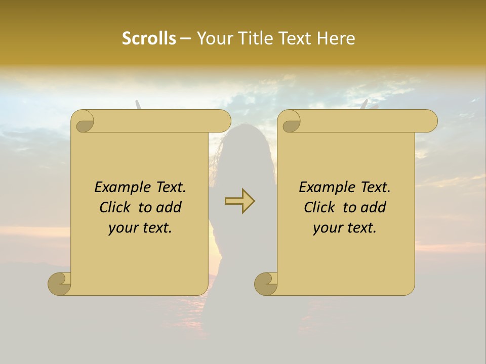 Sea Action Person PowerPoint Template