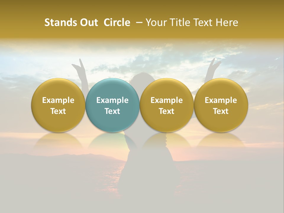 Sea Action Person PowerPoint Template