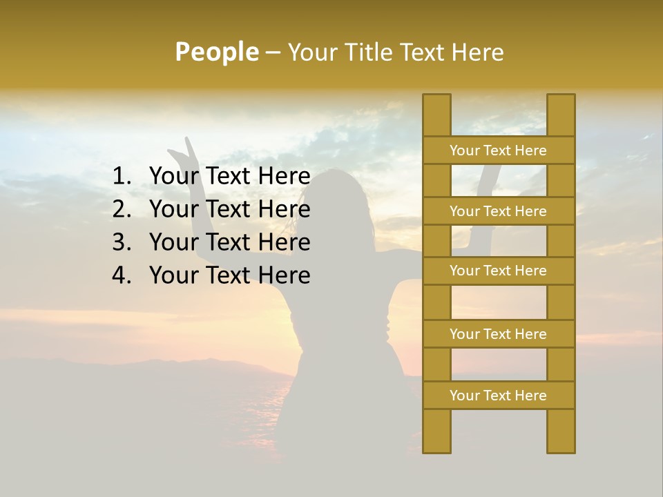 Sea Action Person PowerPoint Template