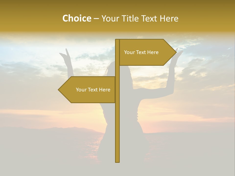 Sea Action Person PowerPoint Template