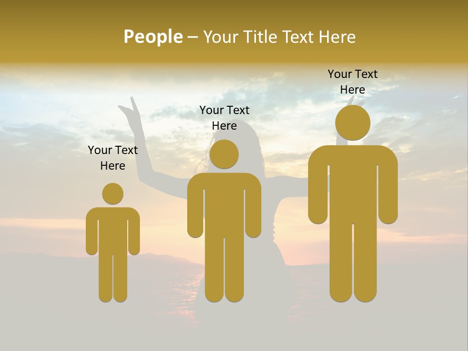 Sea Action Person PowerPoint Template