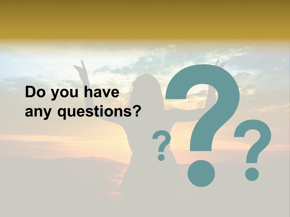 Sea Action Person PowerPoint Template