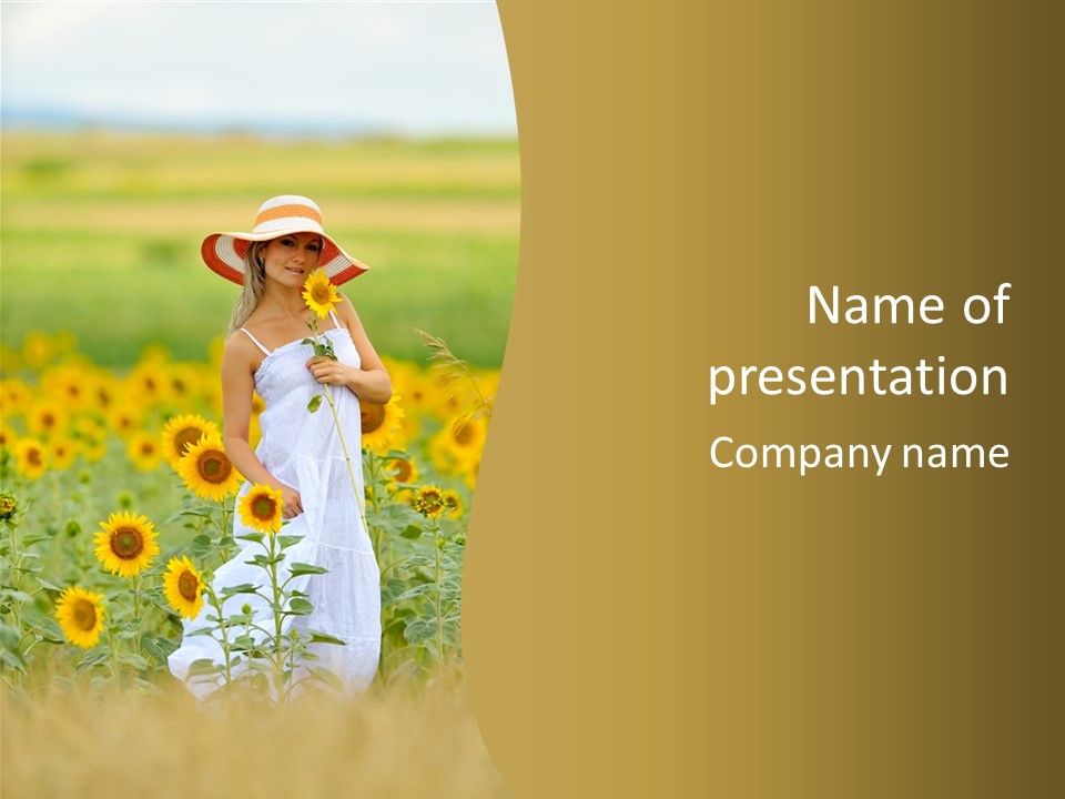 Outdoor Crop Nature PowerPoint Template