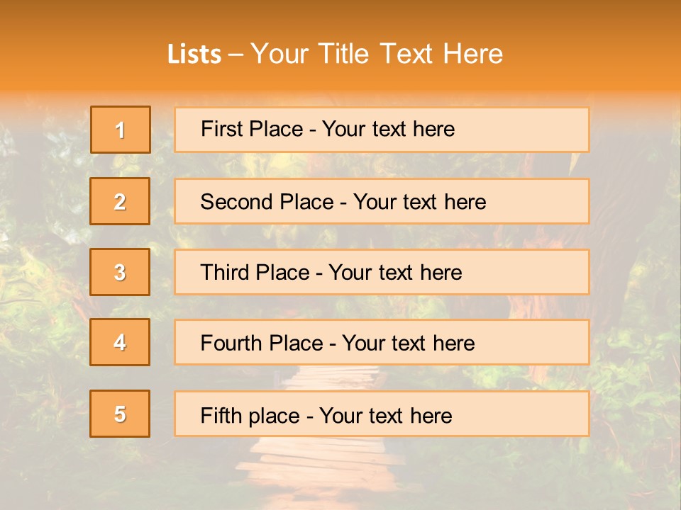 Grass Brush Outdoor PowerPoint Template
