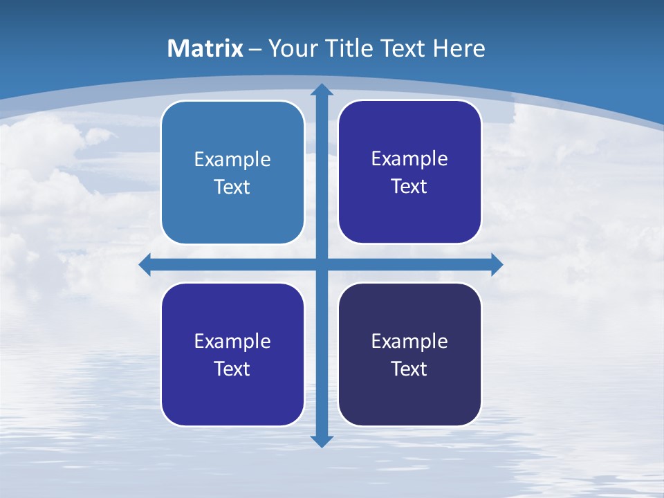 Vertical Sky Astronomy PowerPoint Template