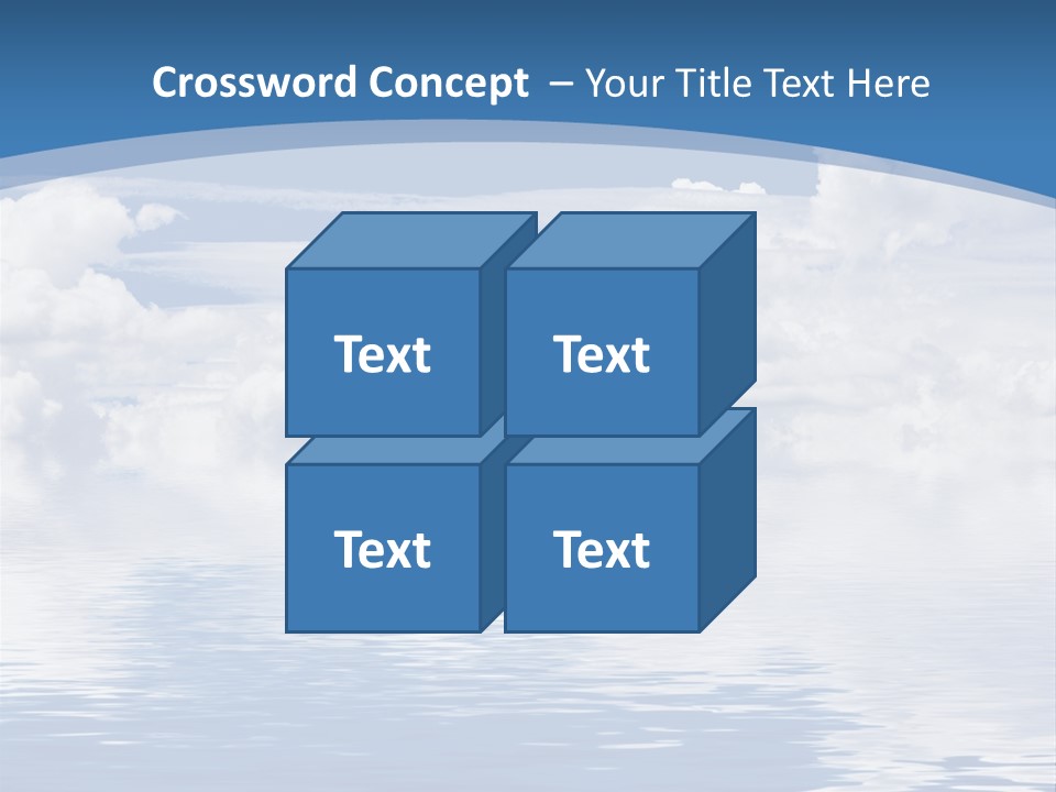 Vertical Sky Astronomy PowerPoint Template