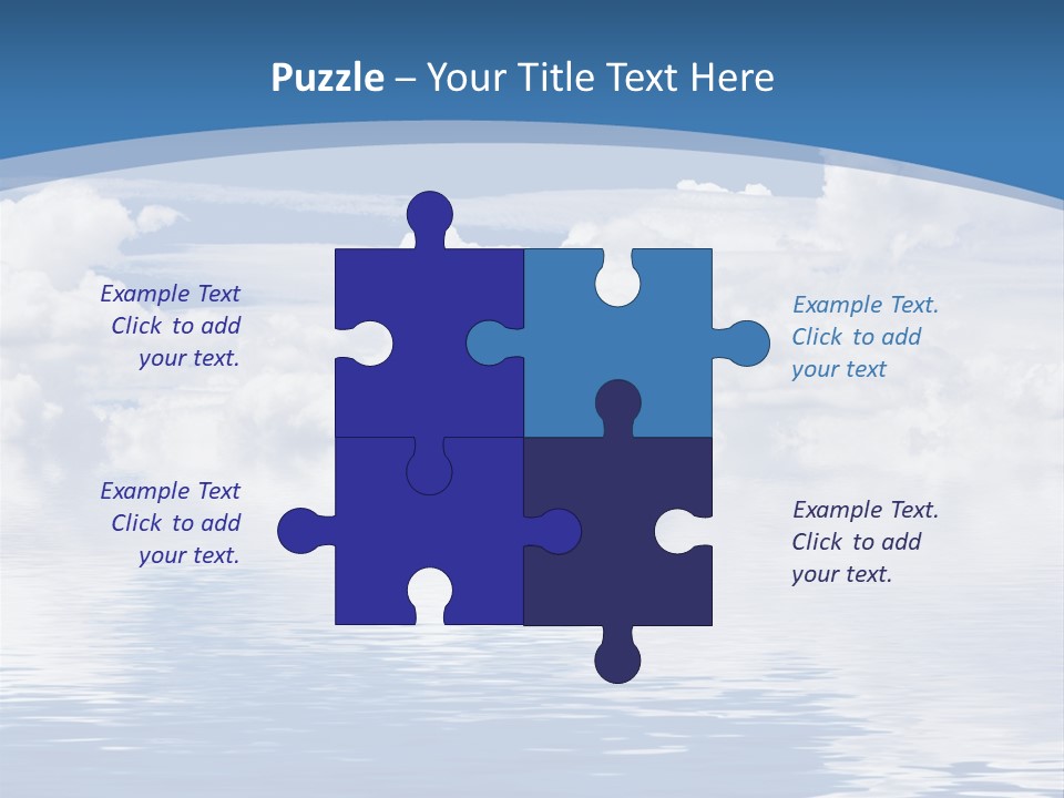 Vertical Sky Astronomy PowerPoint Template
