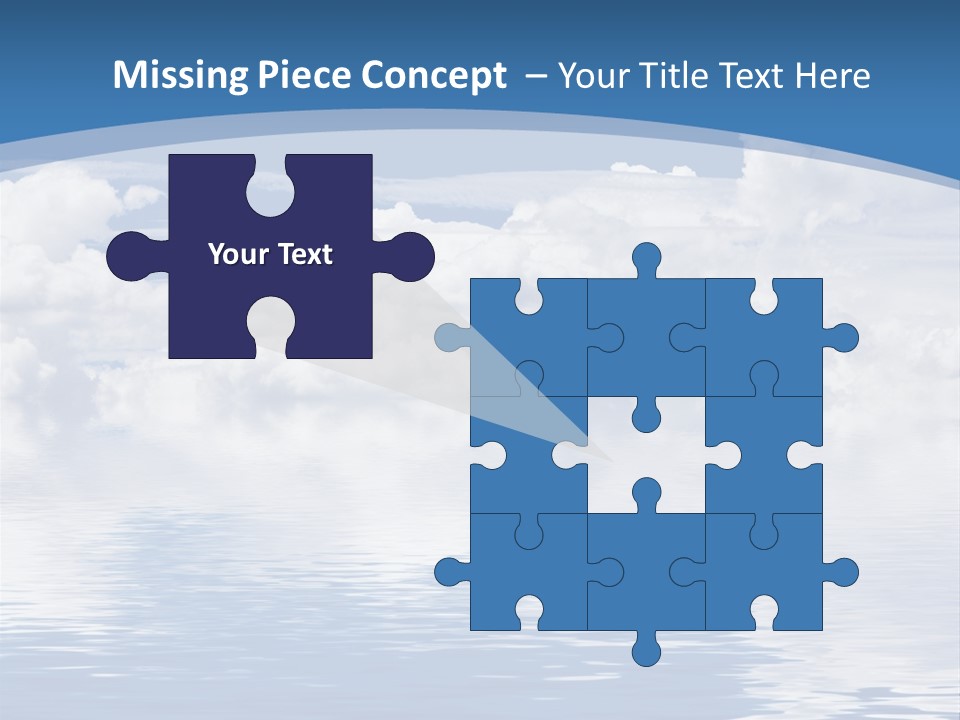 Vertical Sky Astronomy PowerPoint Template