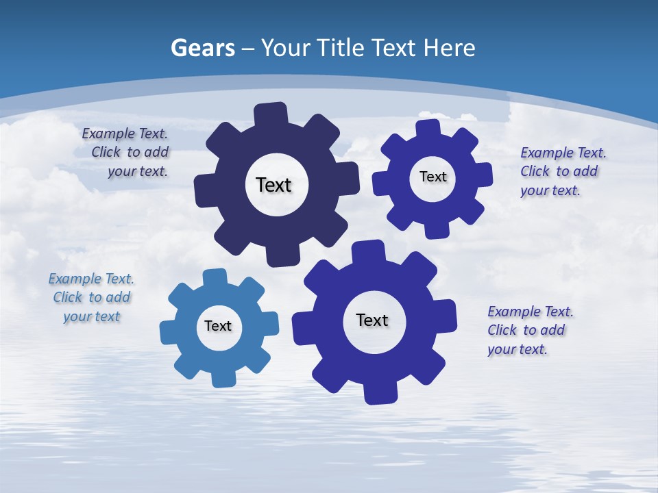 Vertical Sky Astronomy PowerPoint Template
