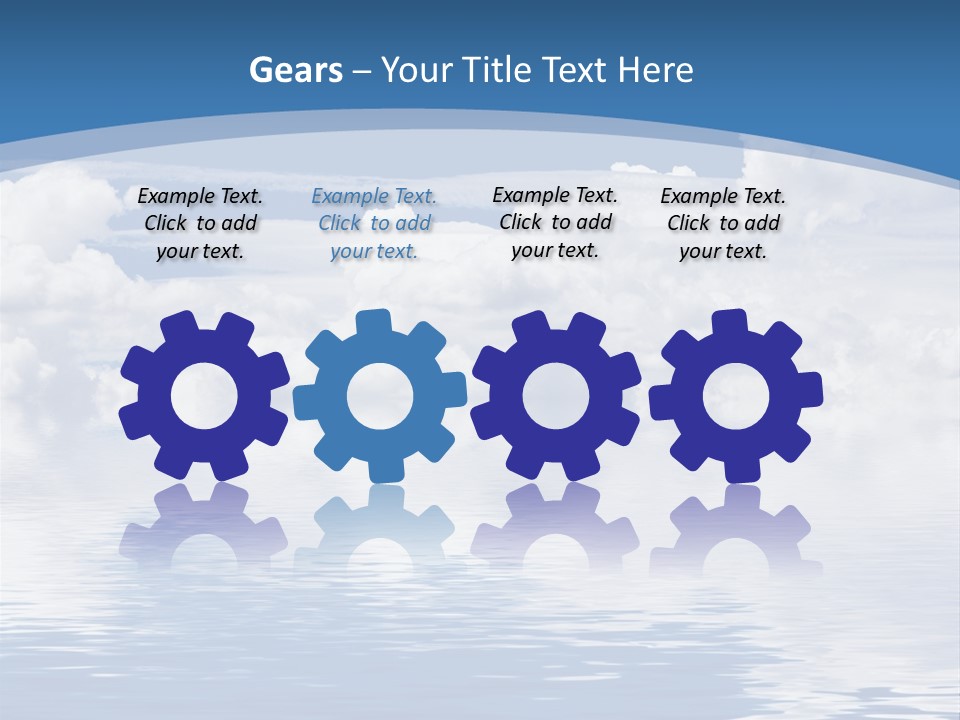 Vertical Sky Astronomy PowerPoint Template