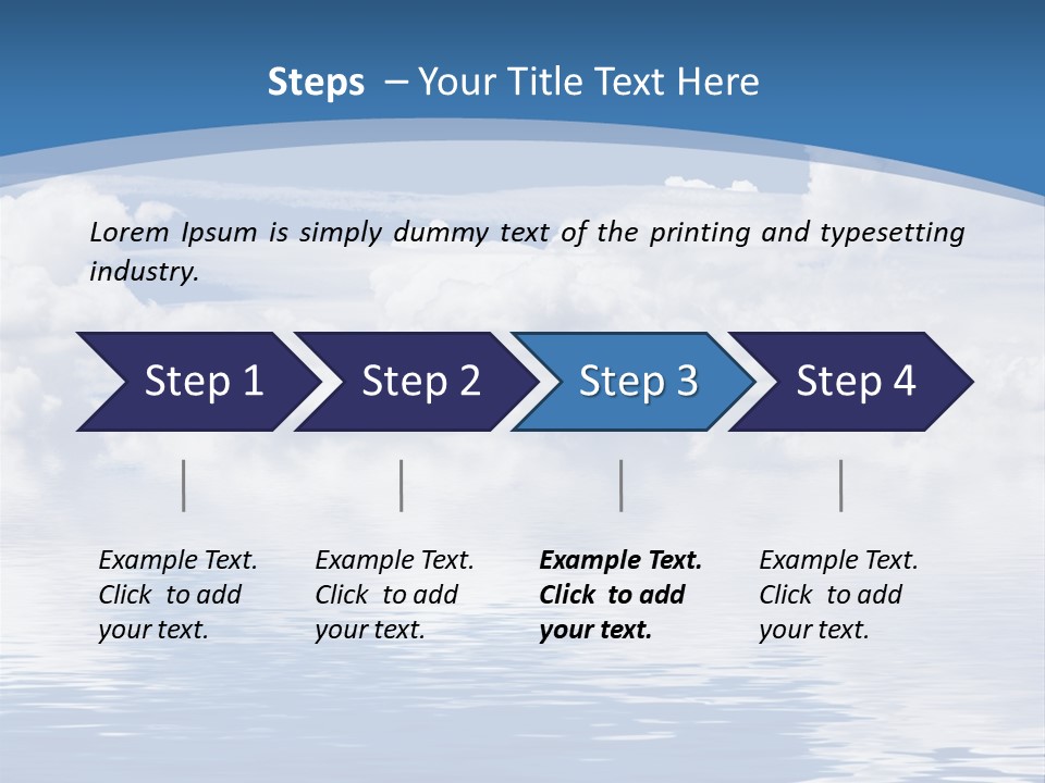 Vertical Sky Astronomy PowerPoint Template