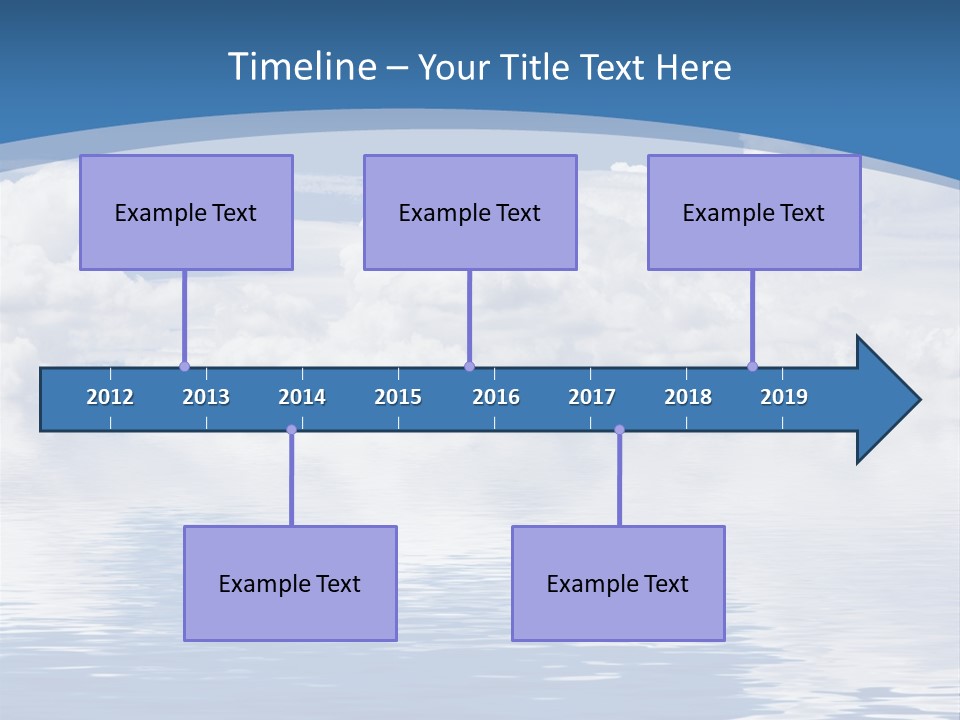 Vertical Sky Astronomy PowerPoint Template
