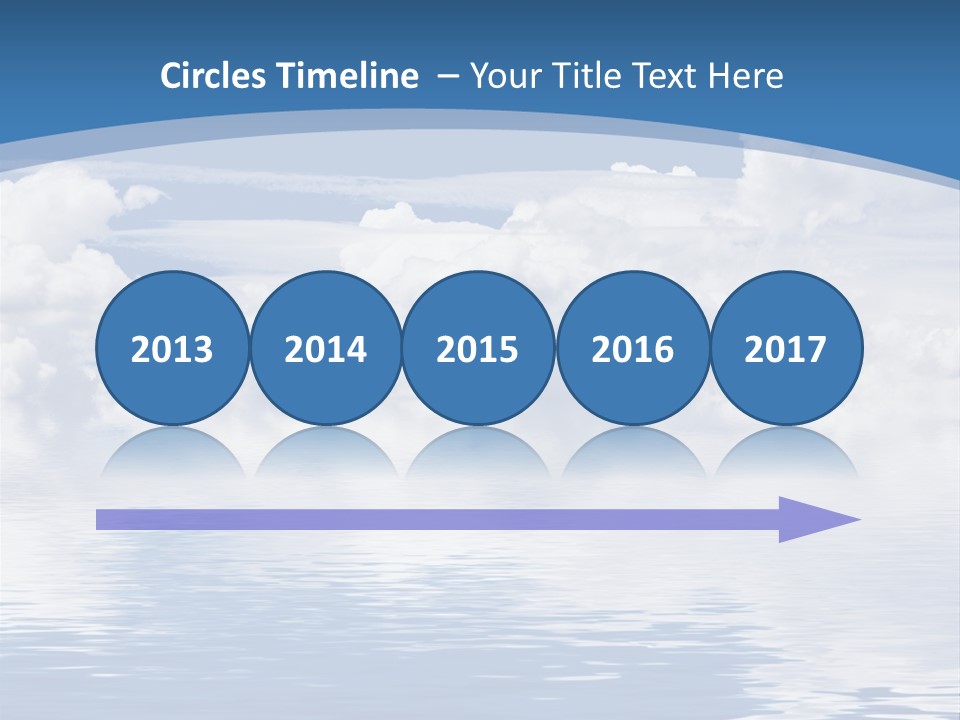 Vertical Sky Astronomy PowerPoint Template