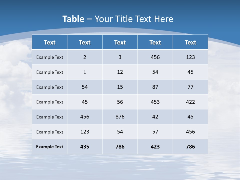 Vertical Sky Astronomy PowerPoint Template