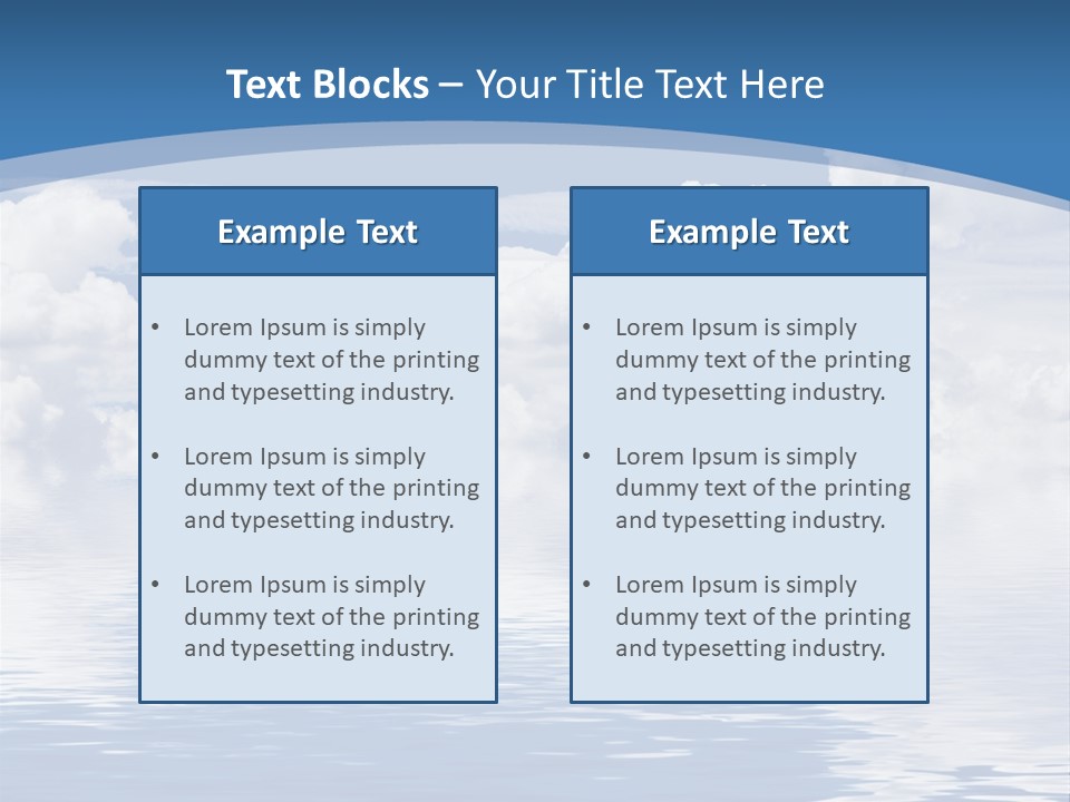Vertical Sky Astronomy PowerPoint Template