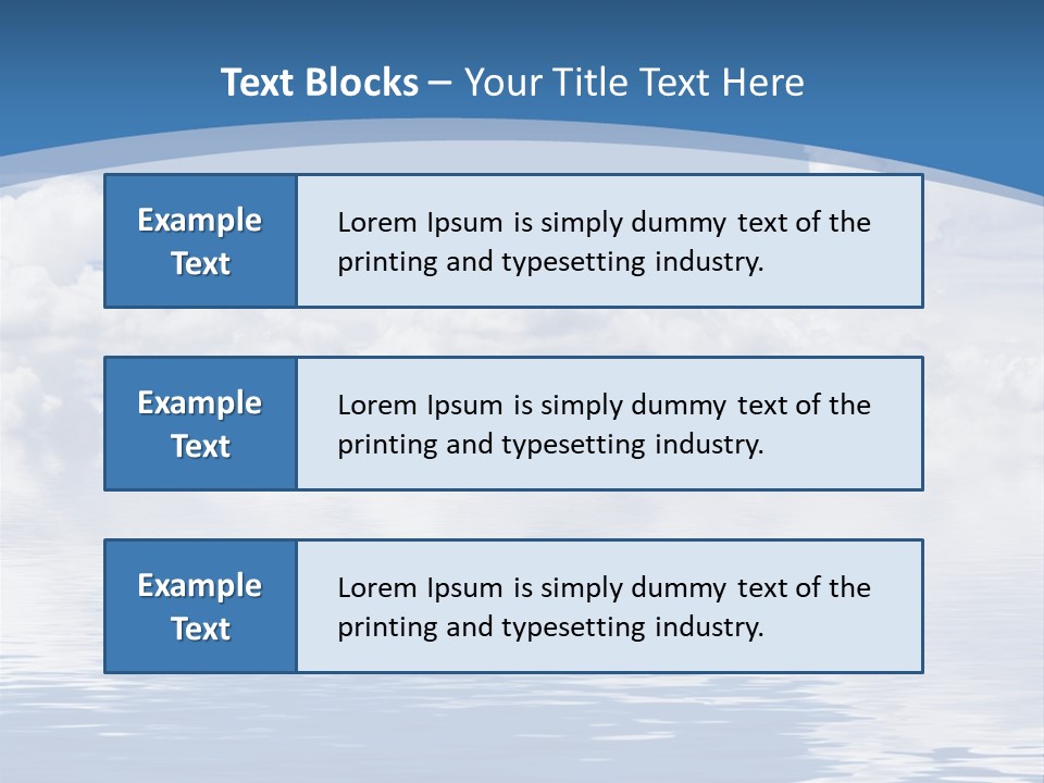 Vertical Sky Astronomy PowerPoint Template