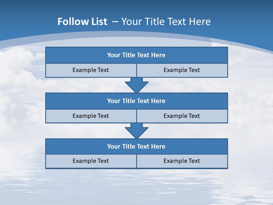Vertical Sky Astronomy PowerPoint Template