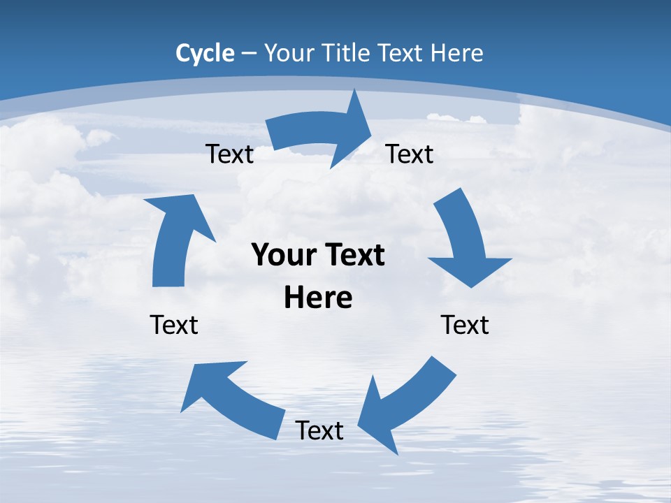 Vertical Sky Astronomy PowerPoint Template