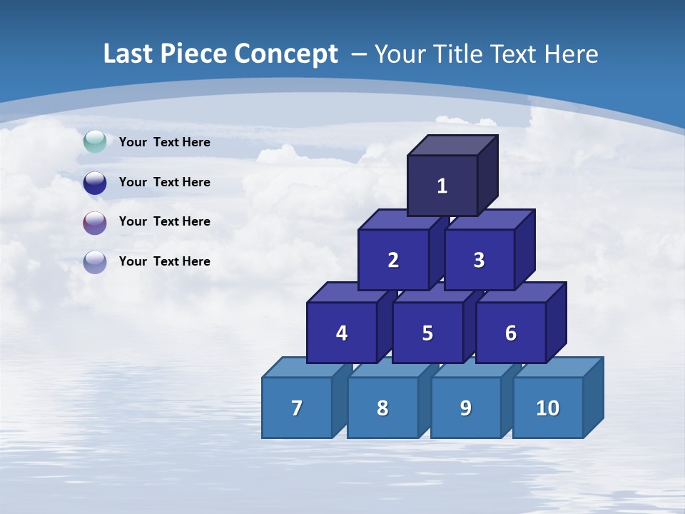 Vertical Sky Astronomy PowerPoint Template