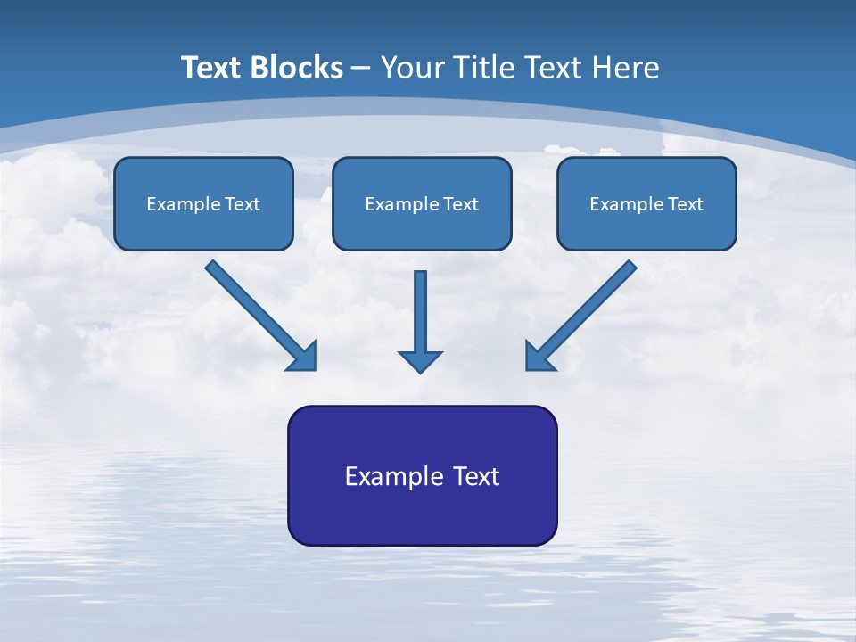 Vertical Sky Astronomy PowerPoint Template