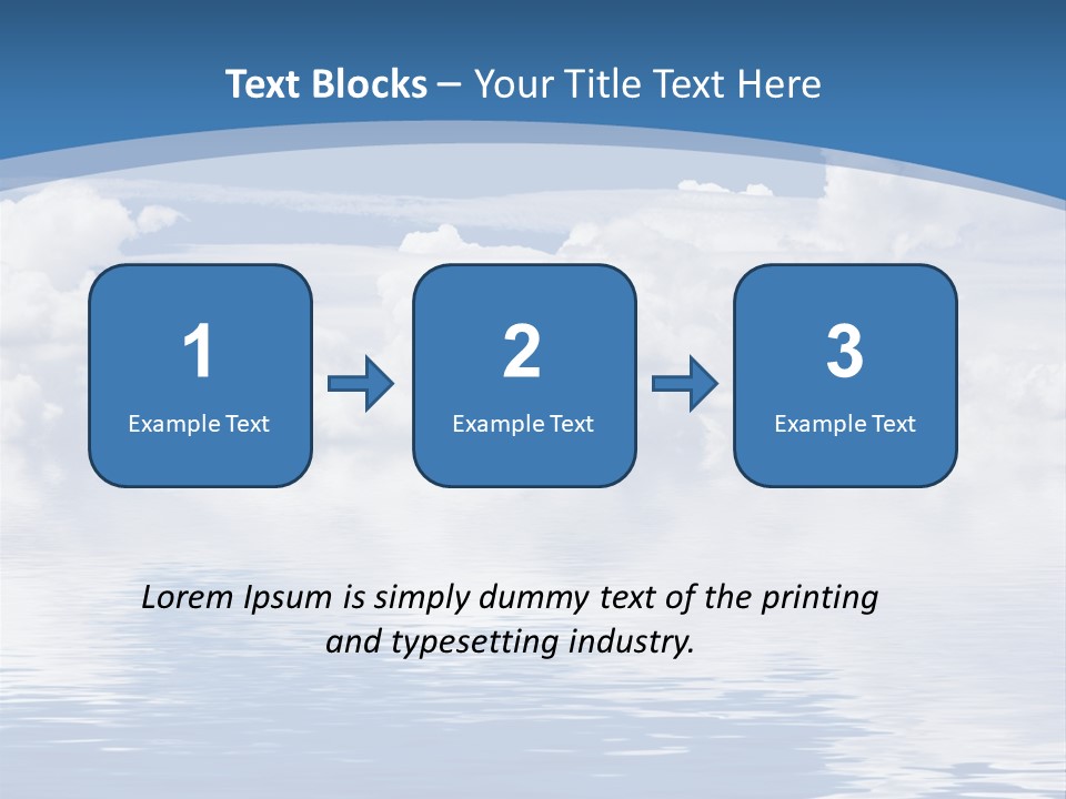 Vertical Sky Astronomy PowerPoint Template