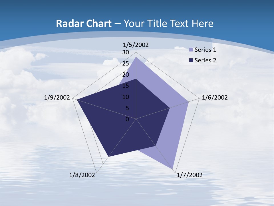 Vertical Sky Astronomy PowerPoint Template