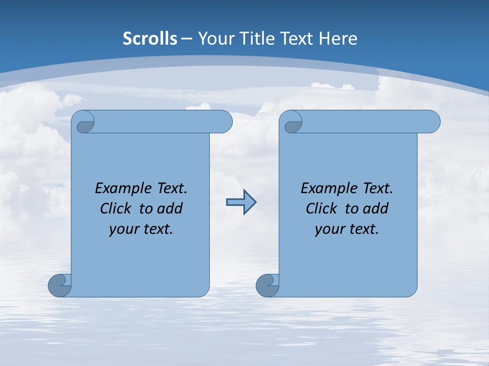 Vertical Sky Astronomy PowerPoint Template