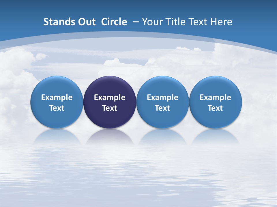 Vertical Sky Astronomy PowerPoint Template