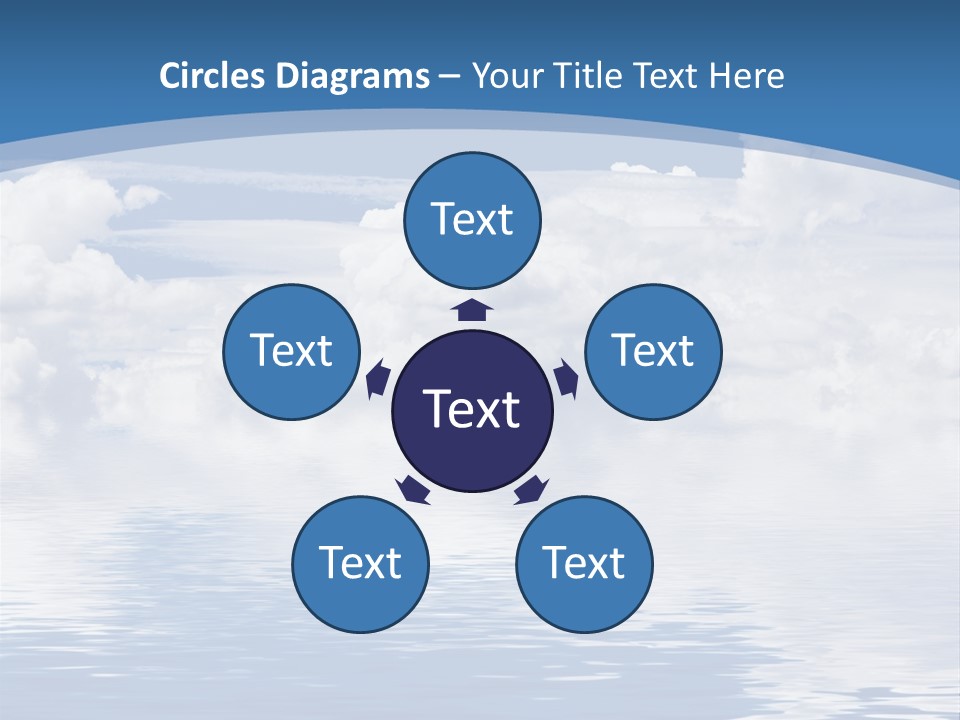 Vertical Sky Astronomy PowerPoint Template