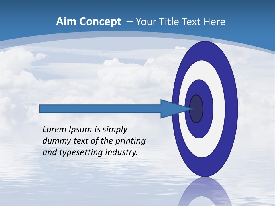 Vertical Sky Astronomy PowerPoint Template
