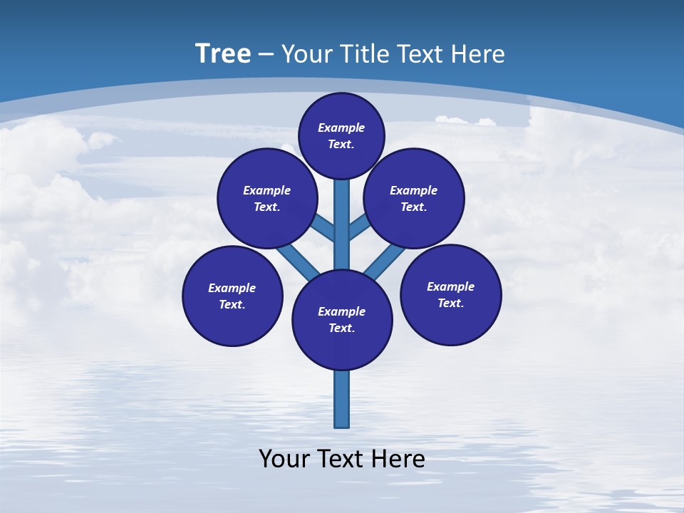 Vertical Sky Astronomy PowerPoint Template
