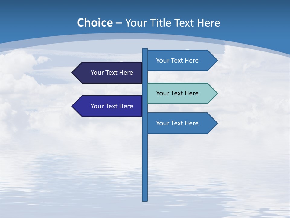 Vertical Sky Astronomy PowerPoint Template