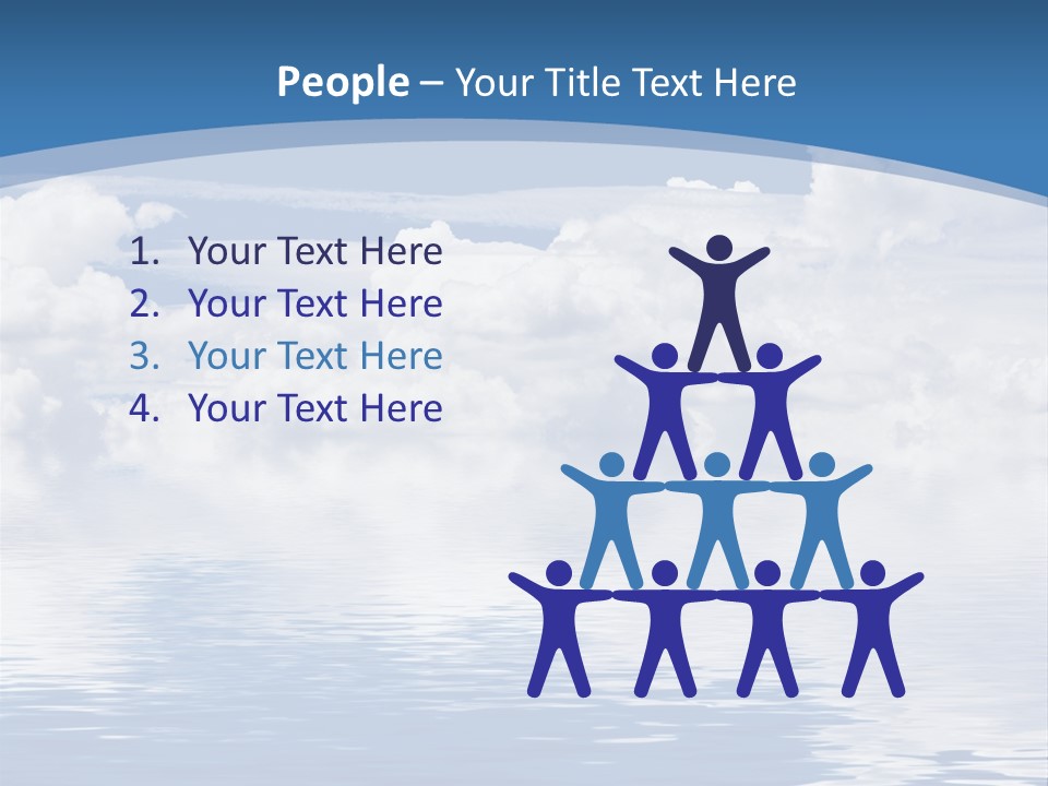 Vertical Sky Astronomy PowerPoint Template