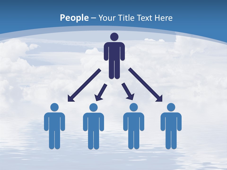 Vertical Sky Astronomy PowerPoint Template