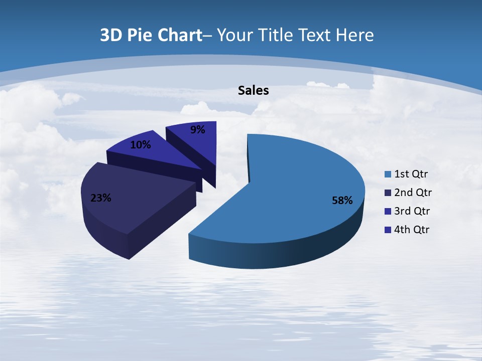 Vertical Sky Astronomy PowerPoint Template