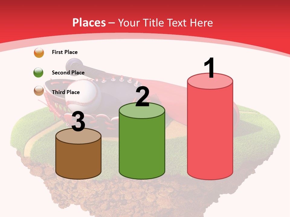 Championhip Sport Glove PowerPoint Template