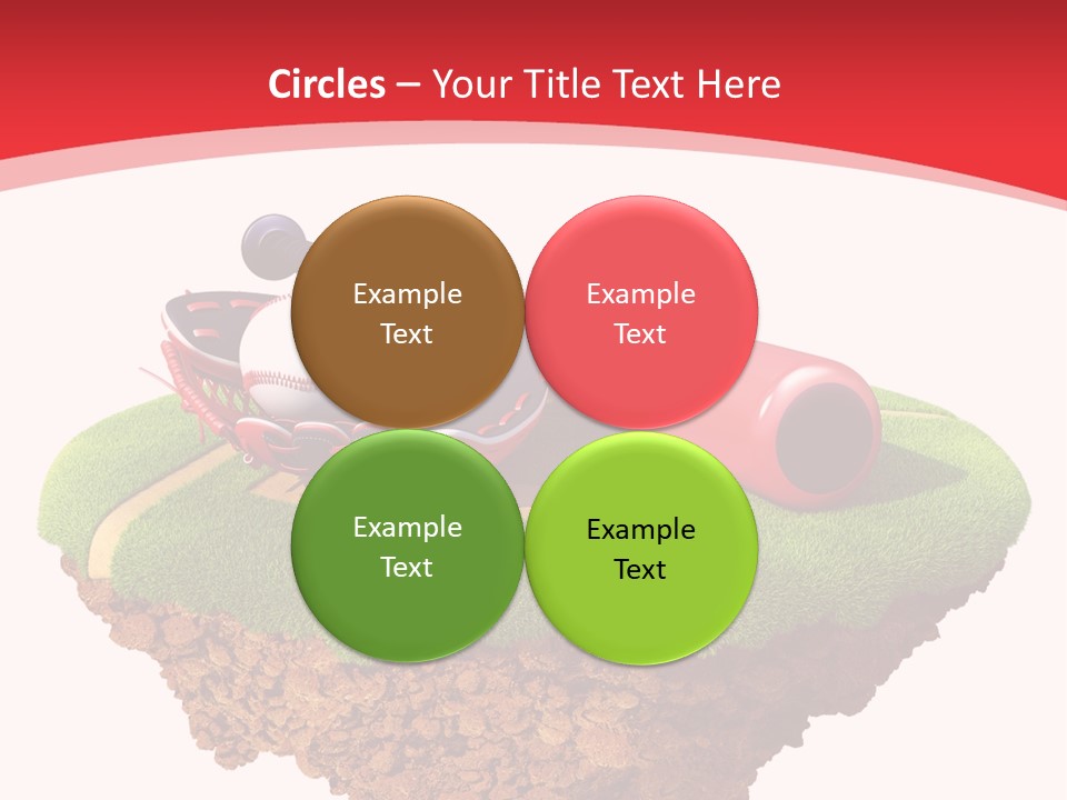 Championhip Sport Glove PowerPoint Template