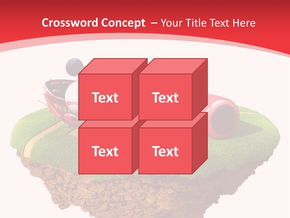 Championhip Sport Glove PowerPoint Template