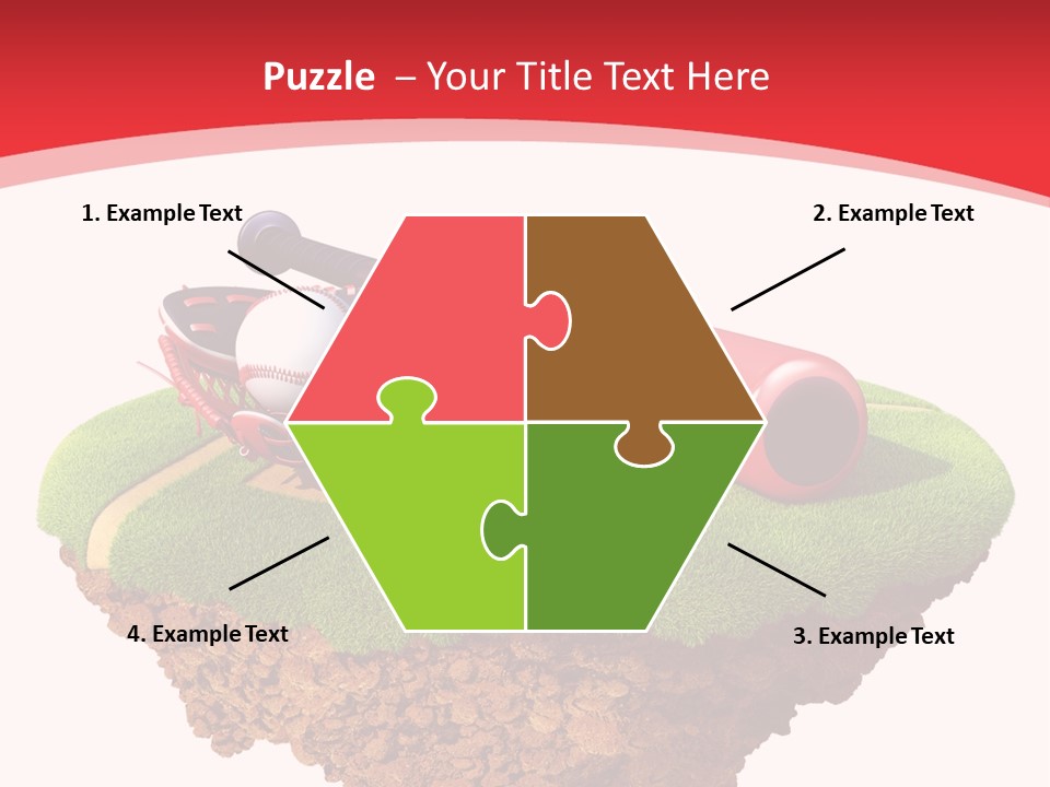 Championhip Sport Glove PowerPoint Template