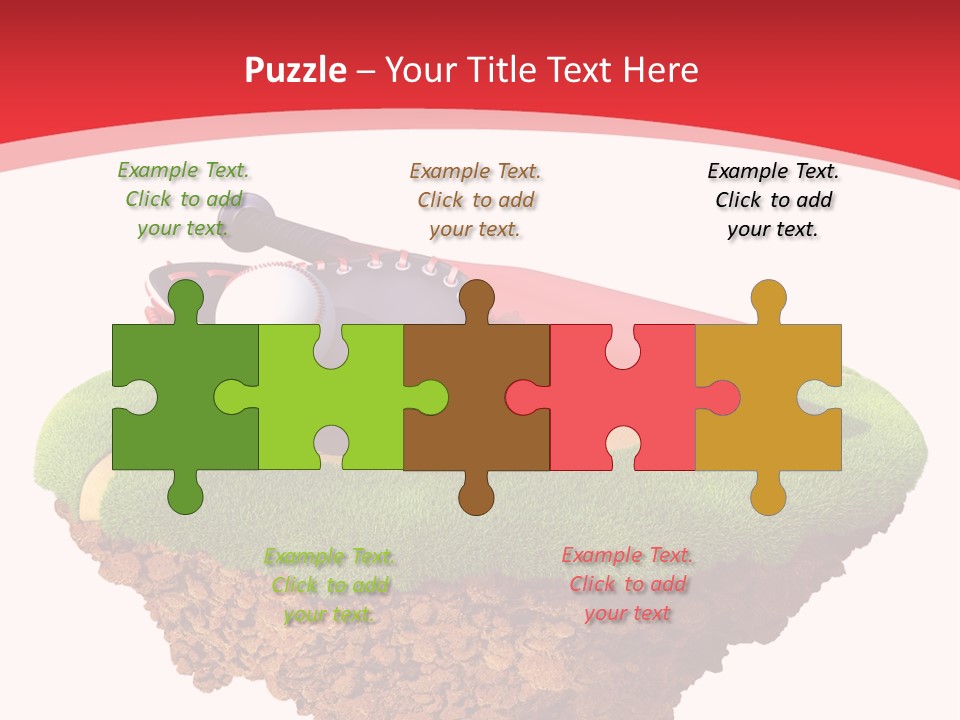 Championhip Sport Glove PowerPoint Template