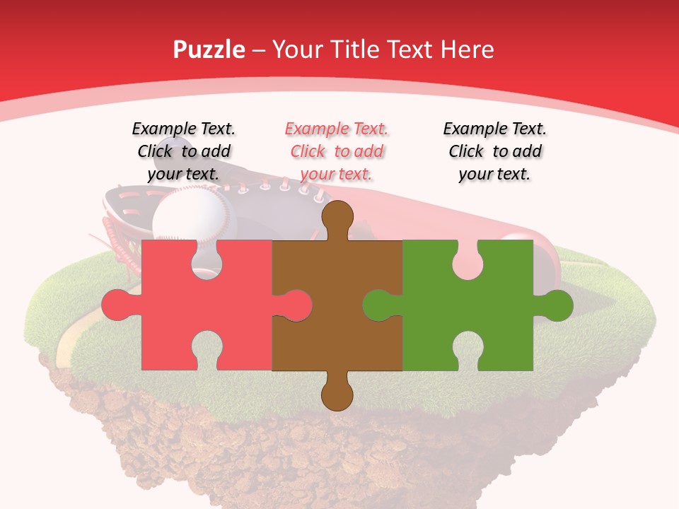 Championhip Sport Glove PowerPoint Template