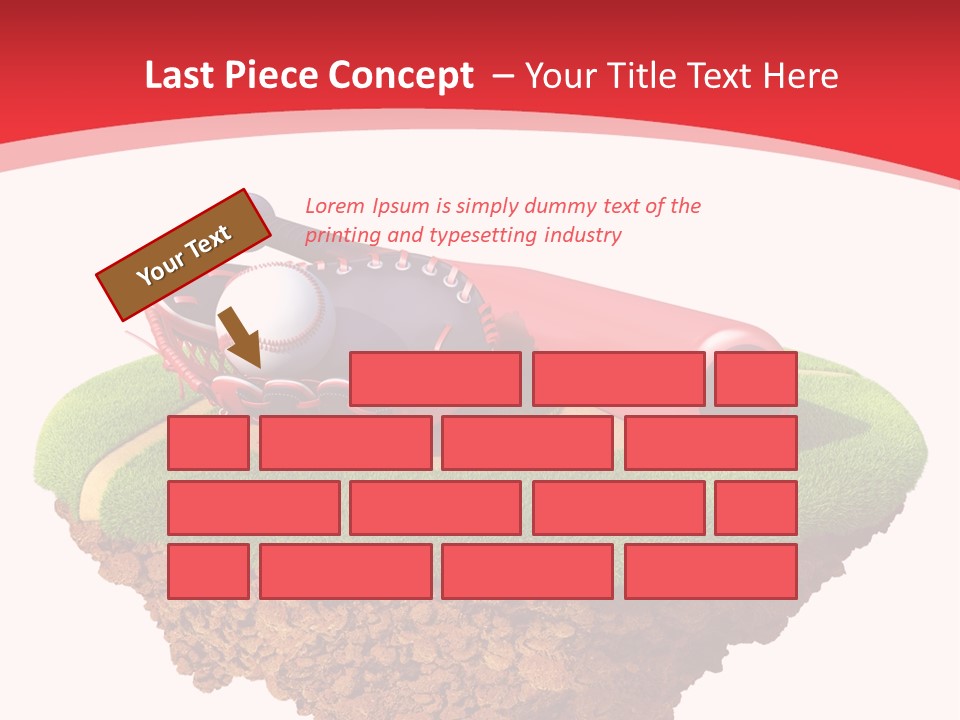 Championhip Sport Glove PowerPoint Template