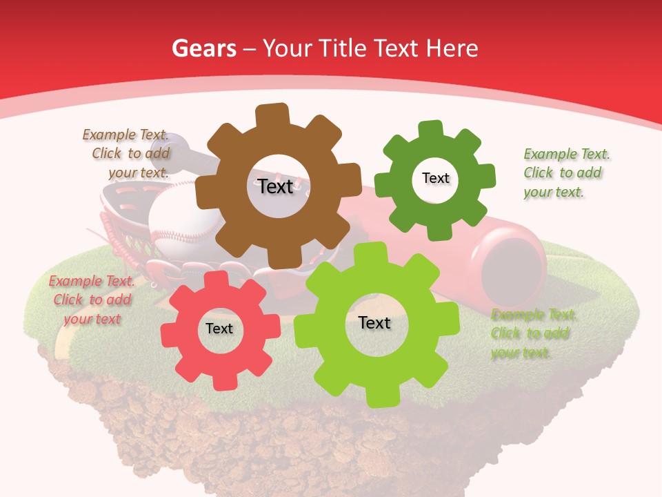 Championhip Sport Glove PowerPoint Template