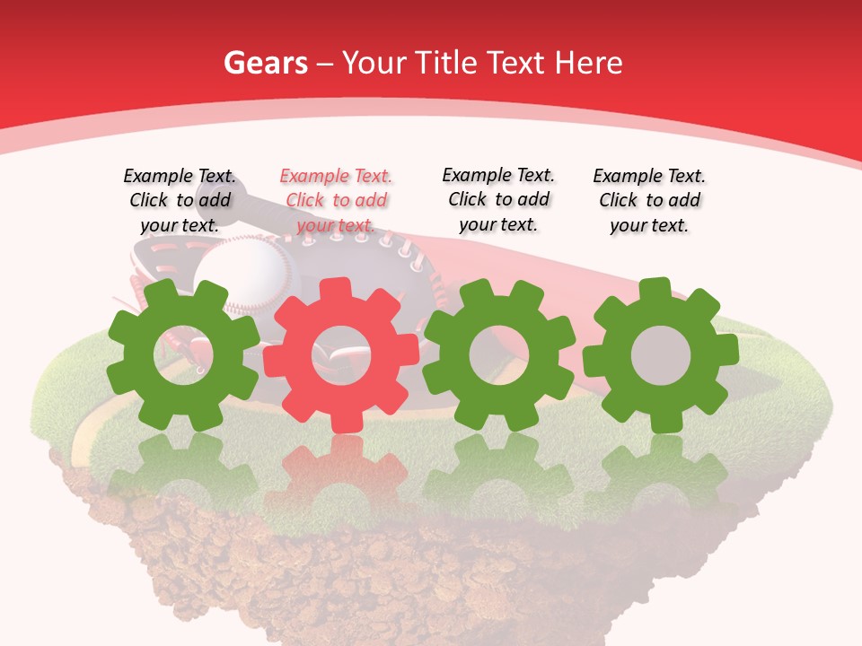 Championhip Sport Glove PowerPoint Template