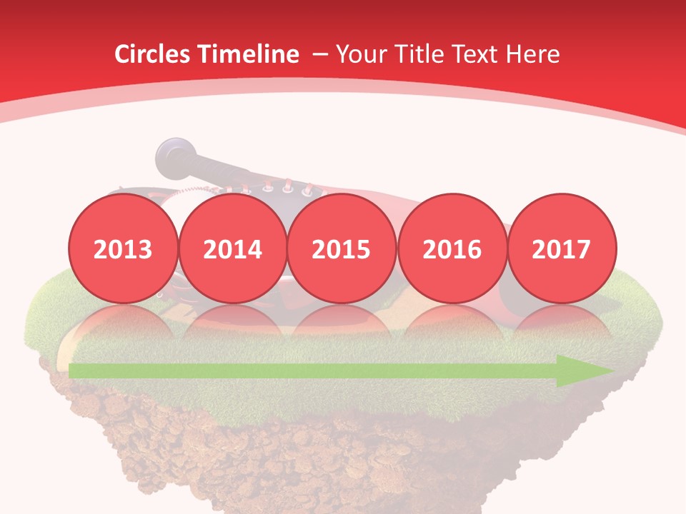 Championhip Sport Glove PowerPoint Template