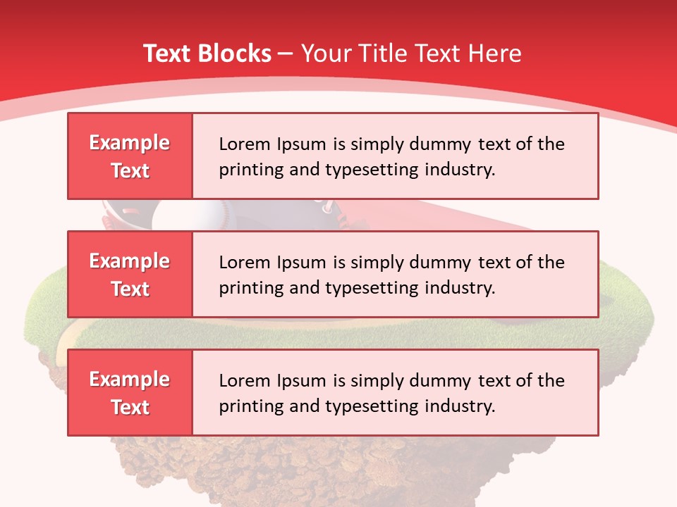 Championhip Sport Glove PowerPoint Template